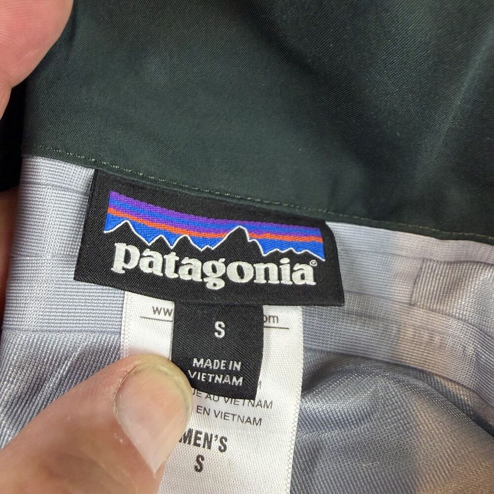 Patagonia Snow Pants Mens Small Green GTX Waterproof Ski Outdoor STY83215FA16 - Picture 12 of 13